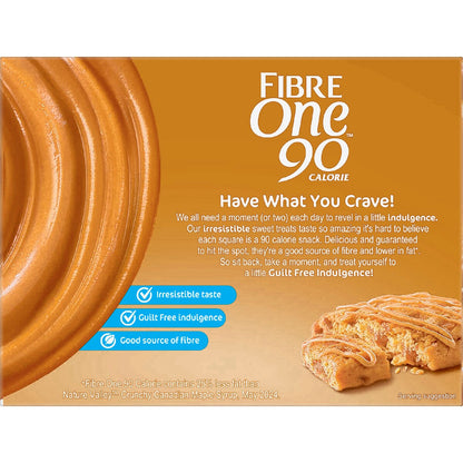 Fibre One 90 Calorie Salted Caramel Snack Bars 120g