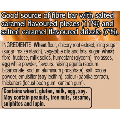 Fibre One 90 Calorie Salted Caramel Snack Bars 120g
