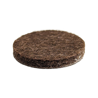 Surface Gard Round Felt Floor Protection - 19mm - 12 Pack - Brown