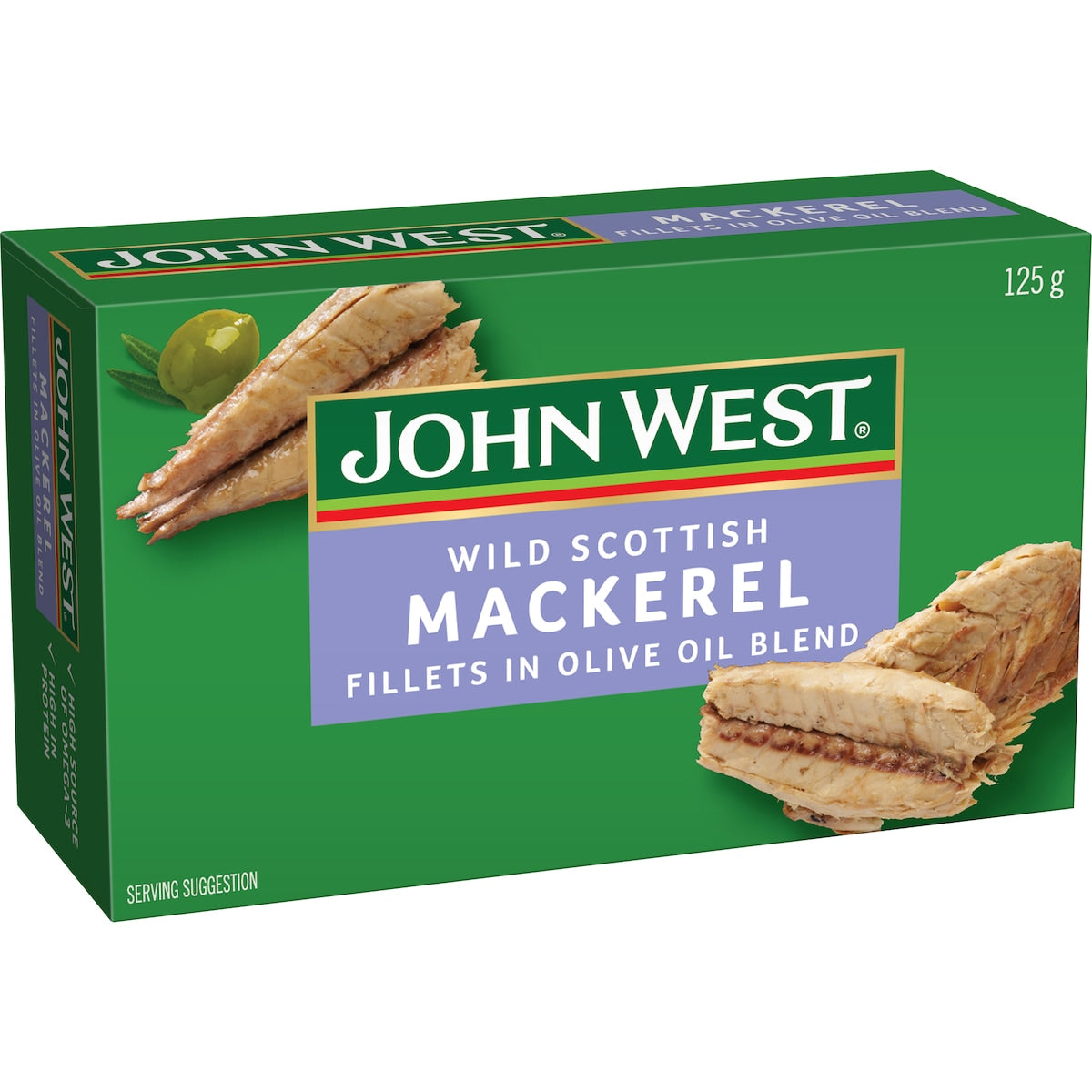 John West Mackerel Fillets In Olive Oil 125g