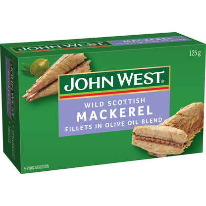 John West Mackerel Fillets In Olive Oil 125g