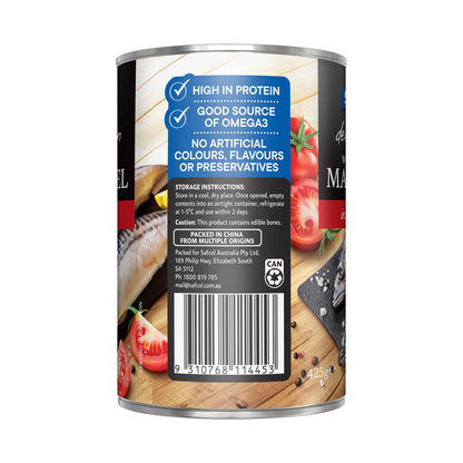 Safcol Mackerel In Tomato Sauce - 425g
