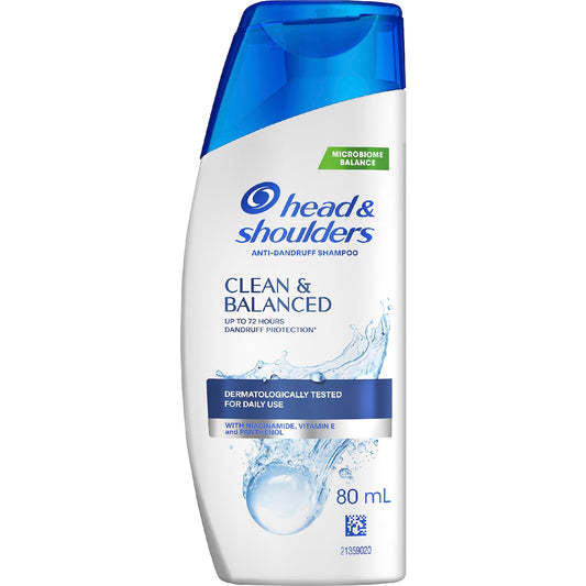 Head & Shoulders Clean & Balanced Shampoo 80ml