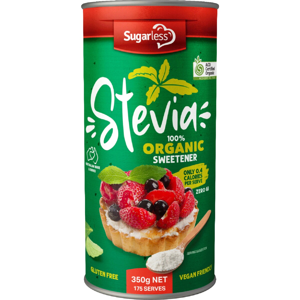Sugarless Stevia Organic 350g