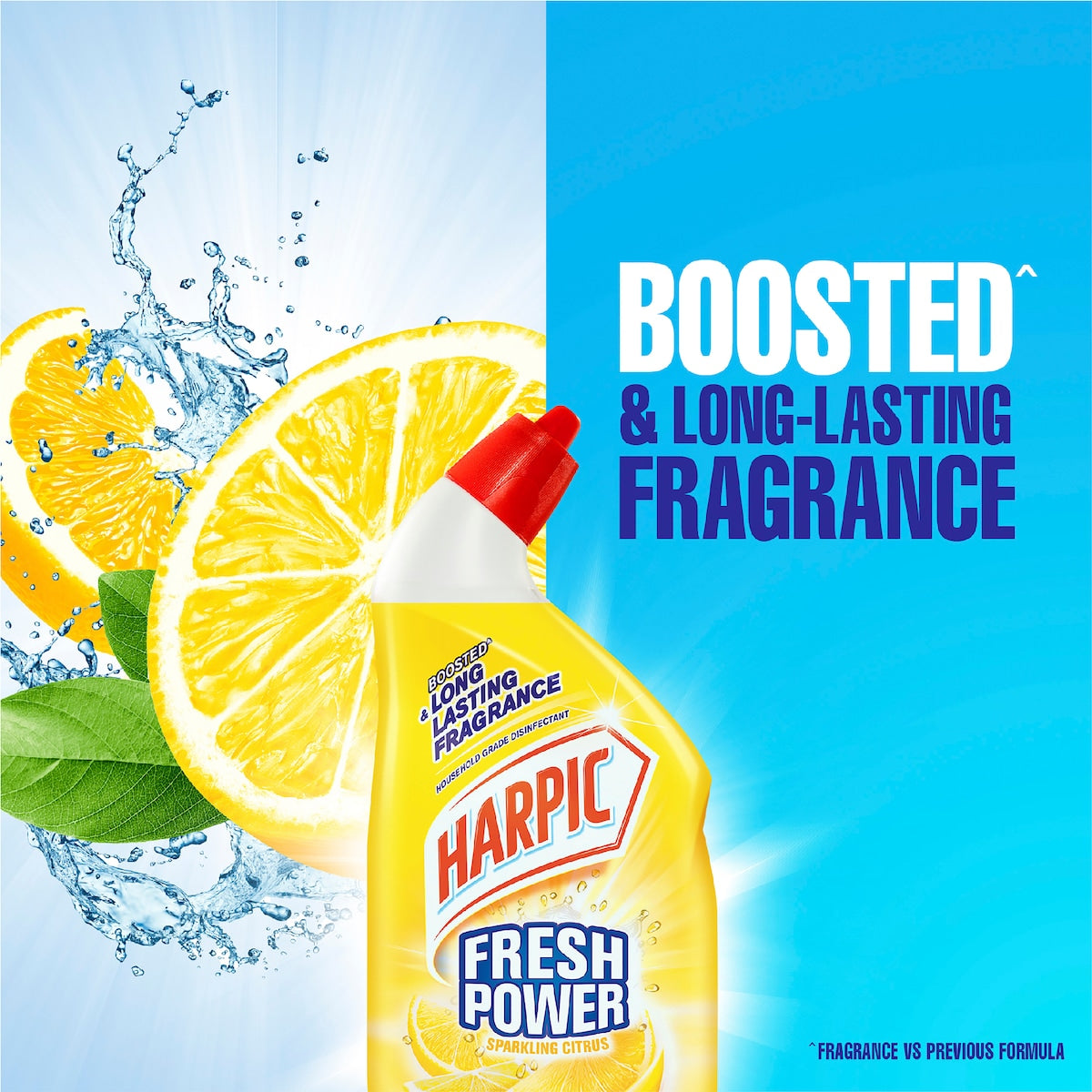 Harpic Fresh Power Sparkling Citrus Toilet Cleaner 700ml