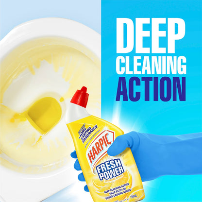Harpic Fresh Power Sparkling Citrus Toilet Cleaner 700ml