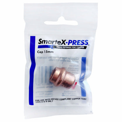SmarteX-PRESS Cap - 15mm - Copper