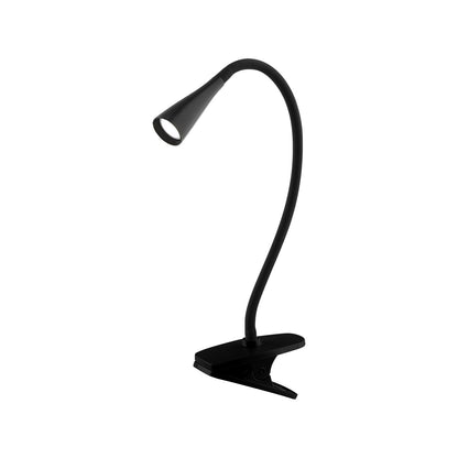 Verve Design Black LED Dale Clip Lamp - 23.5cm