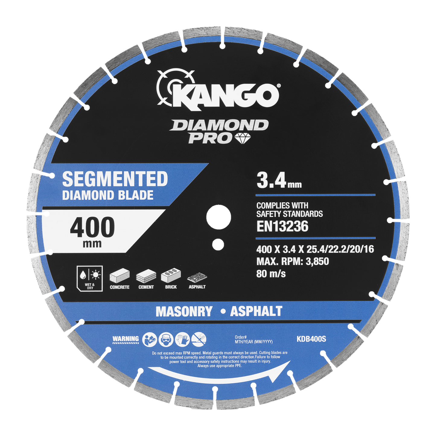 Kango Segmented Diamond Blade - 400mm