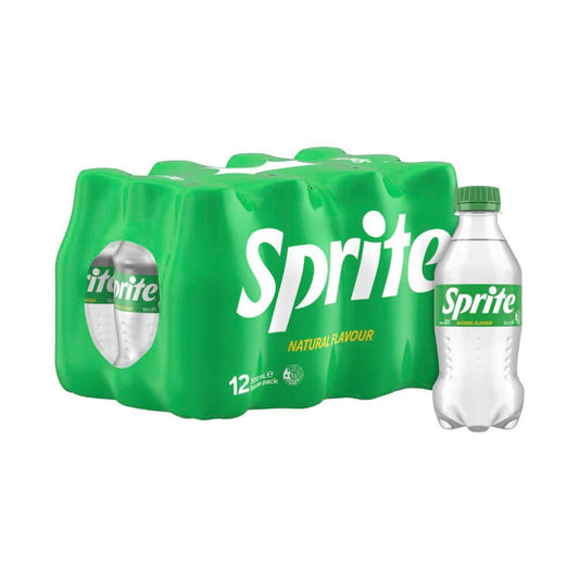 Sprite Lemonade Soft Drink Multipack Bottles 300ml - 12 Pack