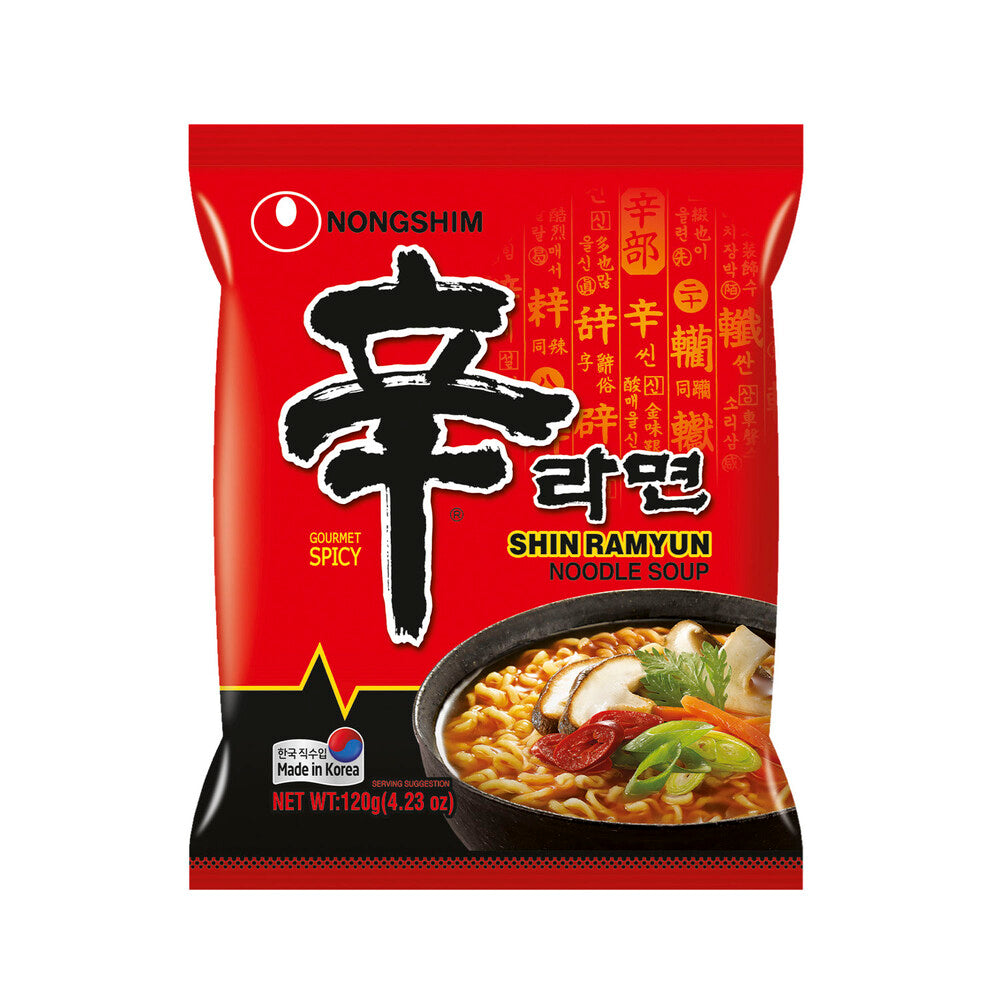 Nongshim Gourmet Spicy Shin Ramyun Noodle Soup - 120g