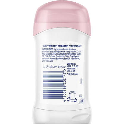 Dove Women Antiperspirant Stick Deodorant Go Fresh Pomegranate 40g