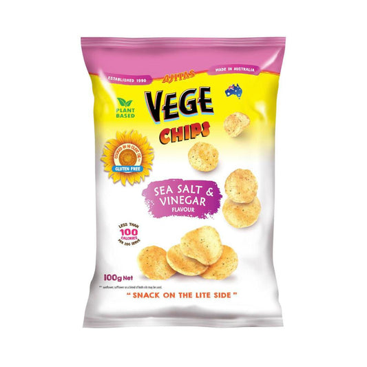 Vege Chips Sea Salt & Vinegar - 100g