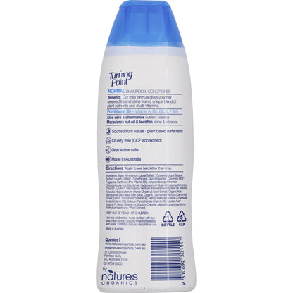 Natures Organics Turning Point 2-In-1 Normal 400mL