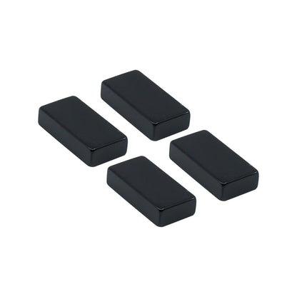 Everhang Rare Earth Block Magnet - 25 x 12.5mm - 4 Pack - Black