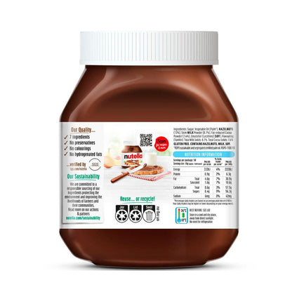 Nutella Spread Choc Hazelnut - 750g