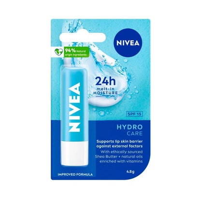 Nivea Lip Balm Hydro Care SPF 15 - 4.8g