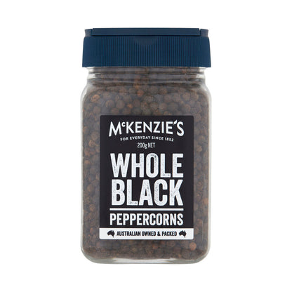 Mckenzie's Whole Black Peppercorns Refills - 200g