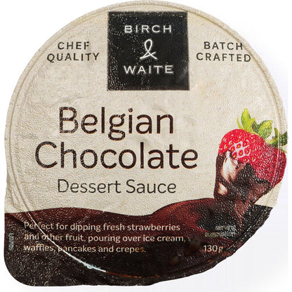 Birch & Waite Belgian Chocolate Dessert Sauce 130g