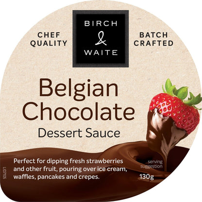 Birch & Waite Belgian Chocolate Dessert Sauce 130g