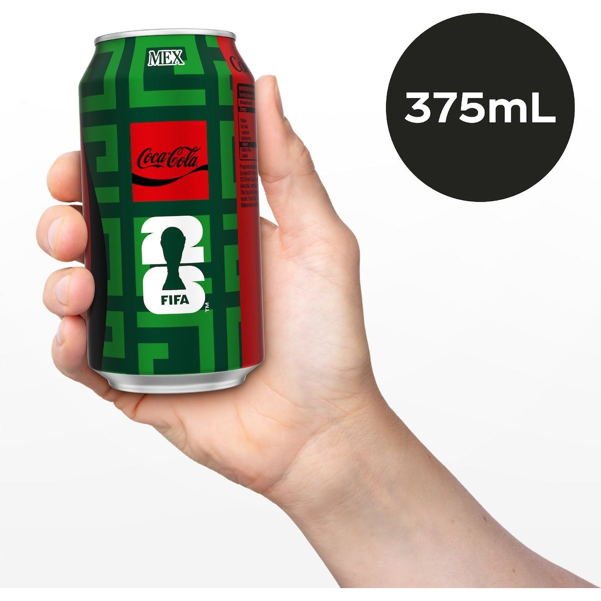 Coca-cola Zero Sugar Soft Drink Cans 375ml X 24 Pack