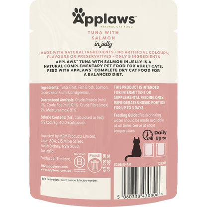 Applaws Wet Cat Food Pouch Tuna & Salmon 70g