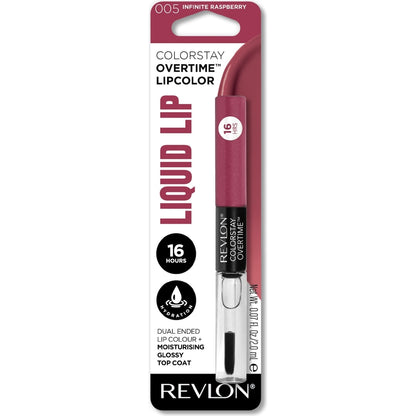 Revlon Colorstay Overtime Lipcolor Infinite Raspberry Lipstick 2.0ml