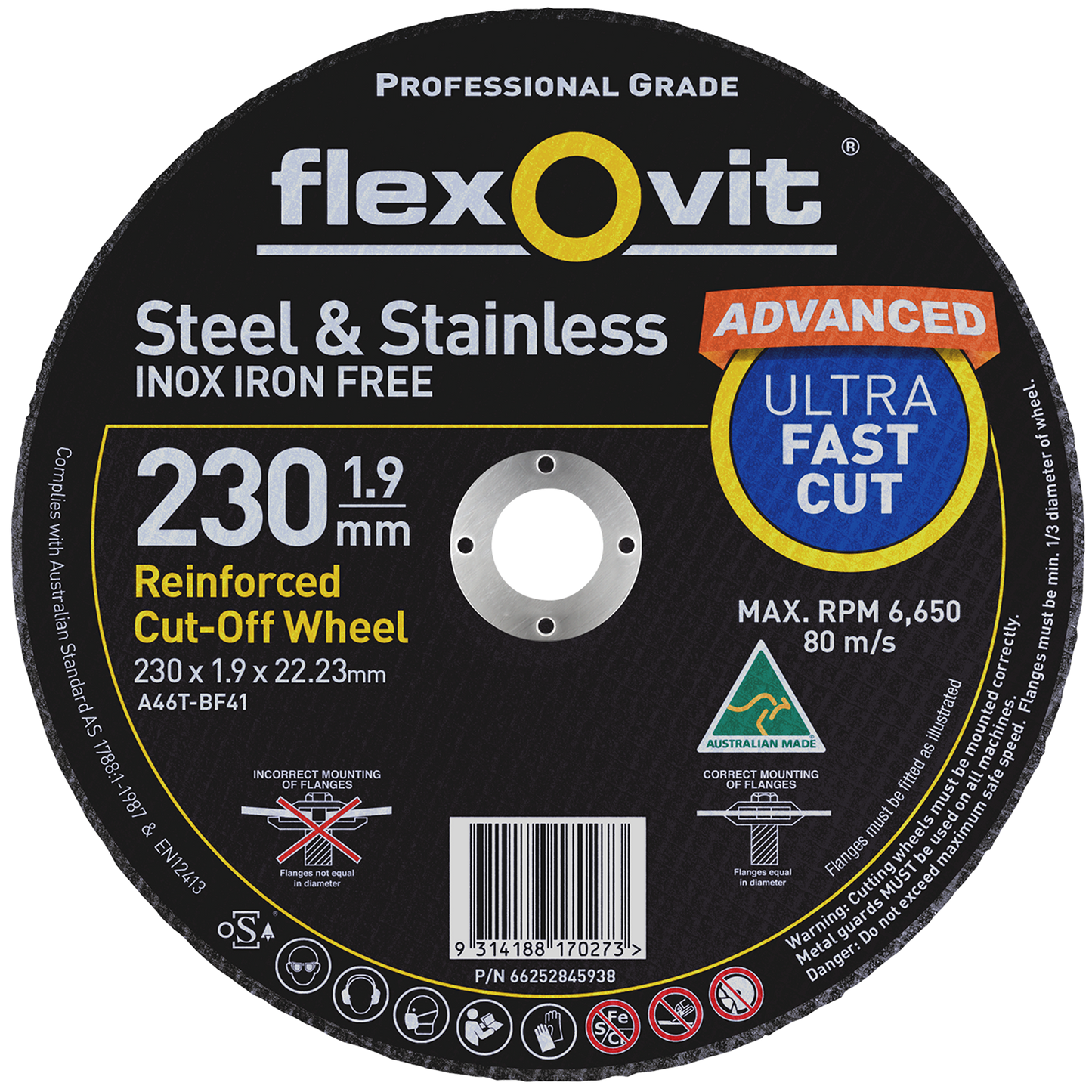 Flexovit Cut Off Wheel - 230mm