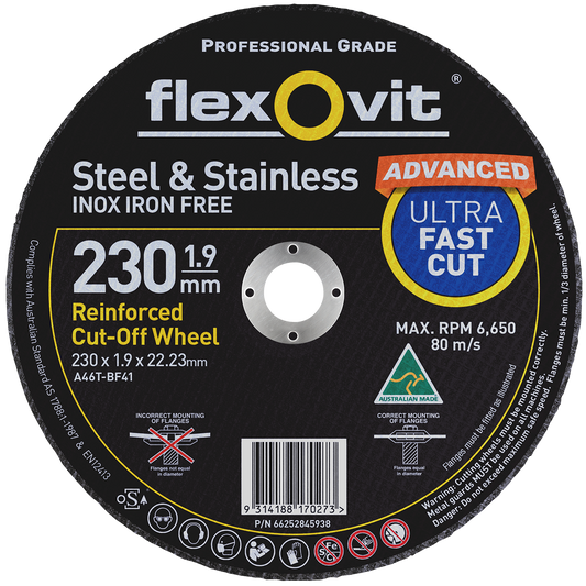Flexovit Cut Off Wheel - 230mm