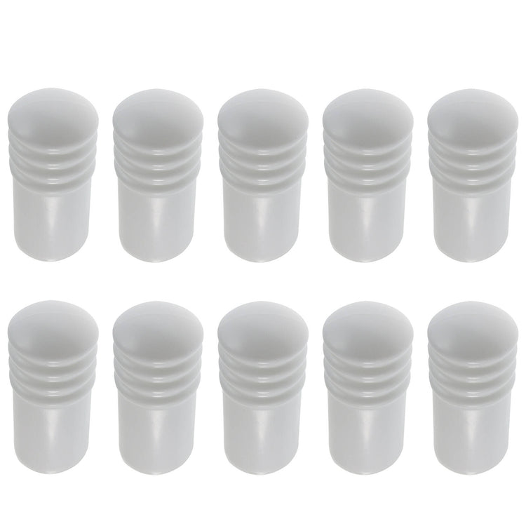 Adoored 75mm White Cushion Door Stop 10 Pack