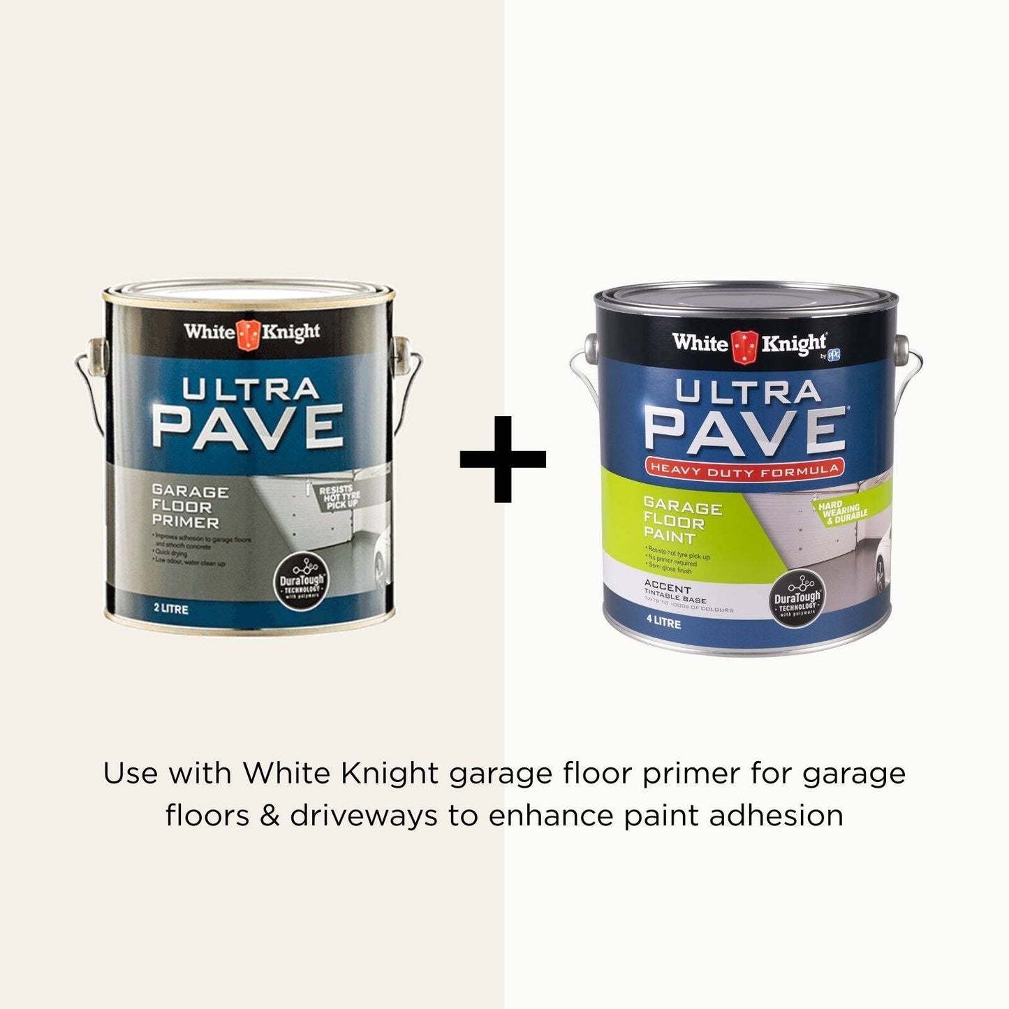 White Knight Ultra Pave Garage Floor Paint - 4L - Accent