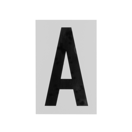 Sandleford Self Adhesive Letter A - 85mm - Silver/Black