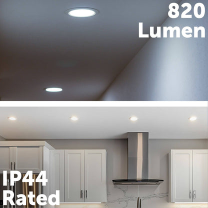Arlec Dimmable Tri-Colour LED Downlight - 9W - 92mm - White