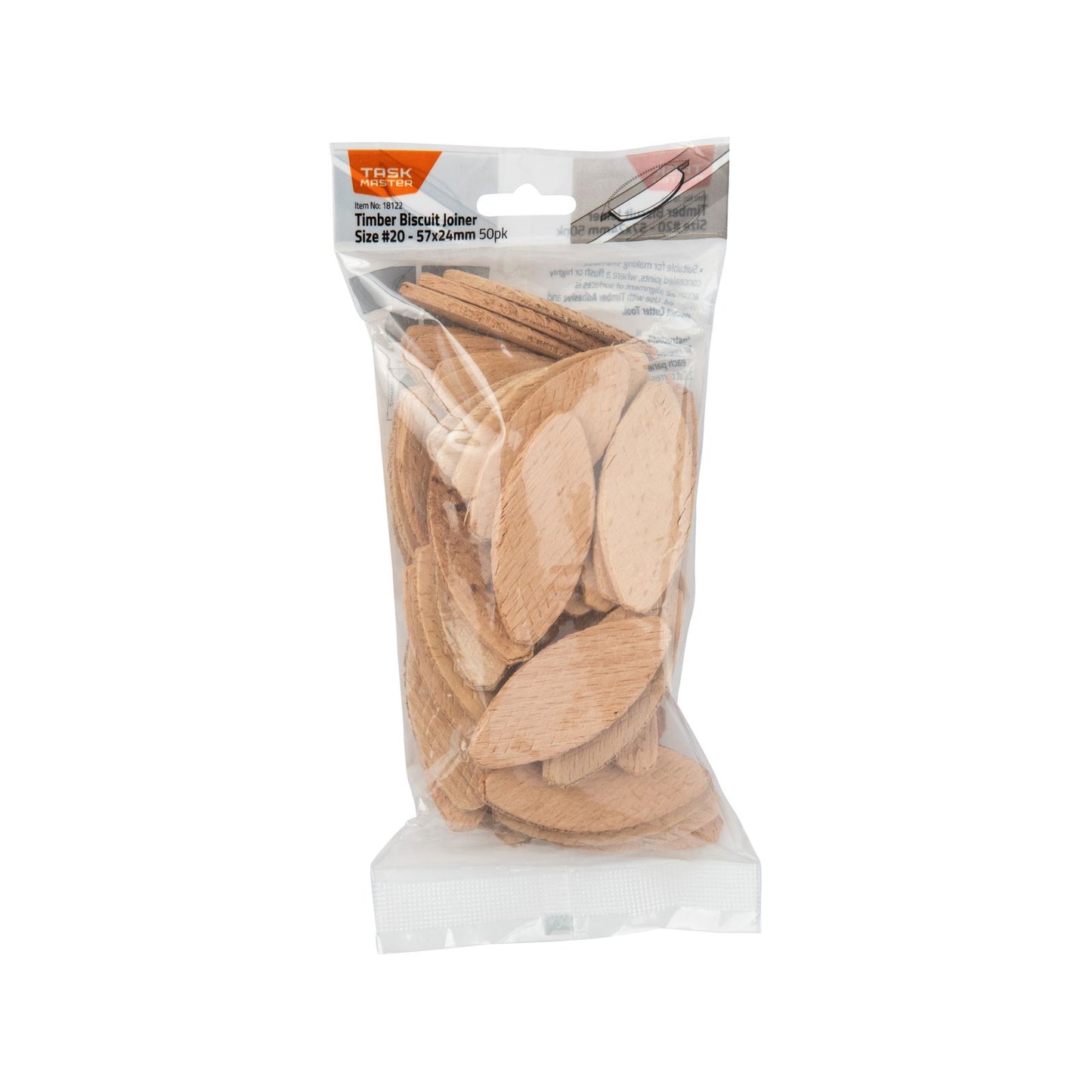 Taskmaster Biscuit Joiner - #20 - 57 x 24mm - 50 Pack