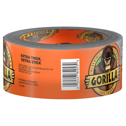 Gorilla Silver Cloth Tape - 48mm x 9m