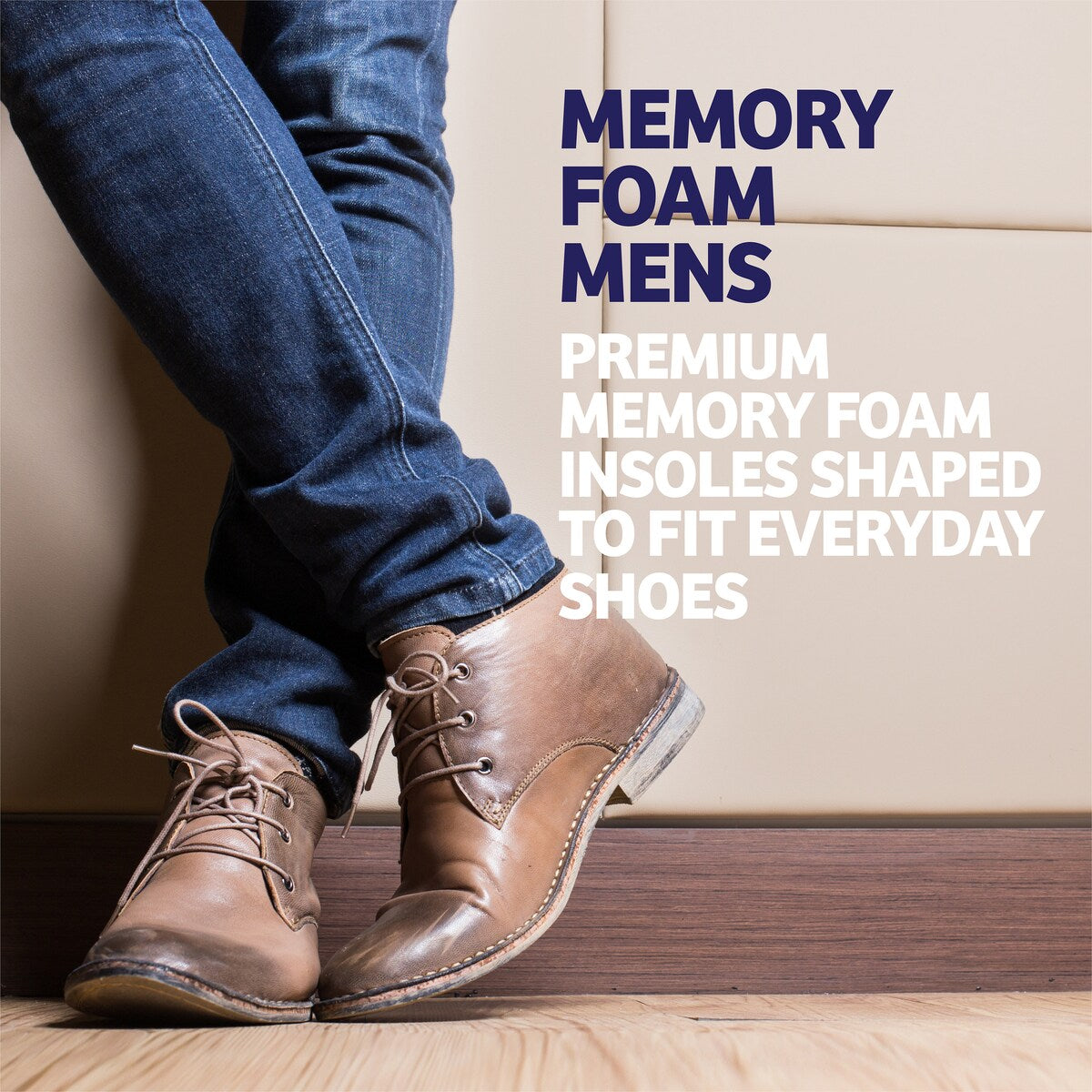 Footcare Memory Foam Insole Men 1 Pair