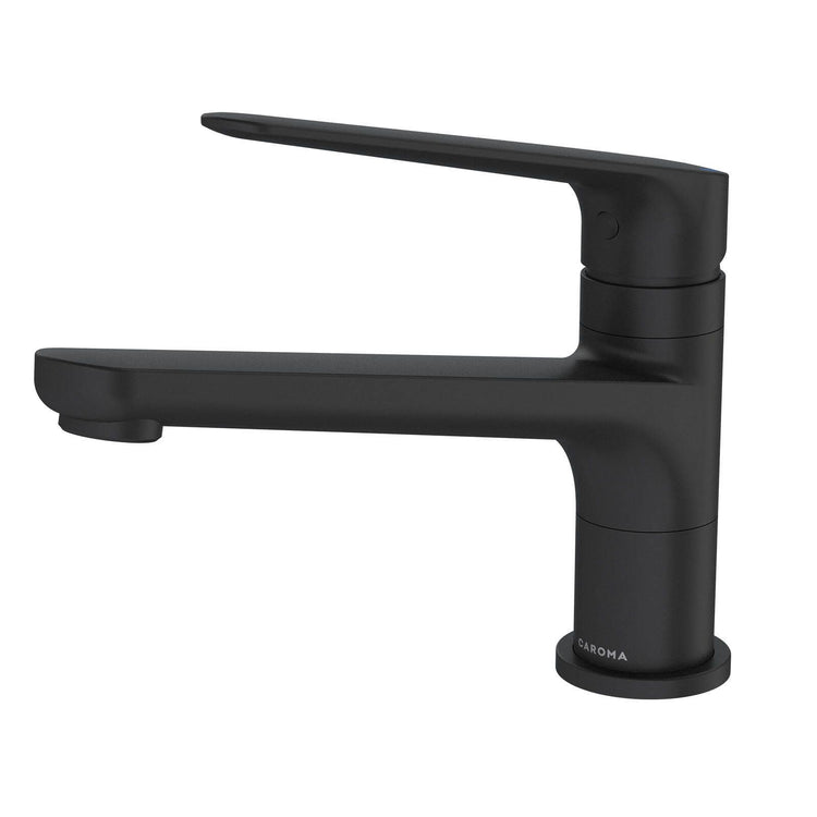 Homecare By Caroma Black Matte Assistant Living Sink Mixer