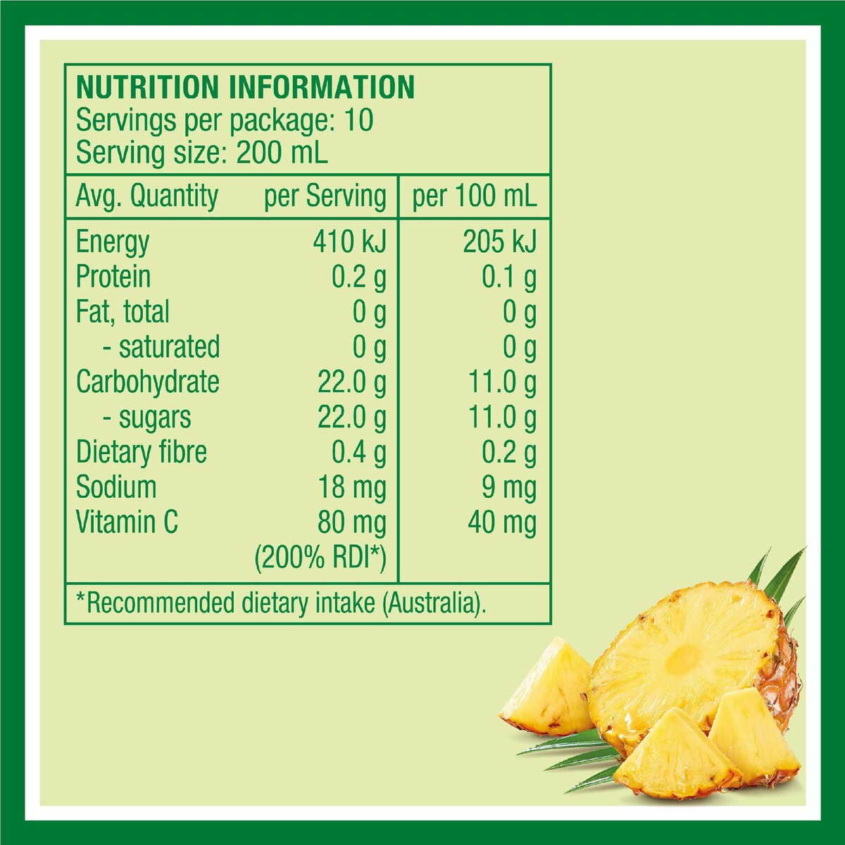 Golden Circle Fruit Juices Pineapple Juice 2l