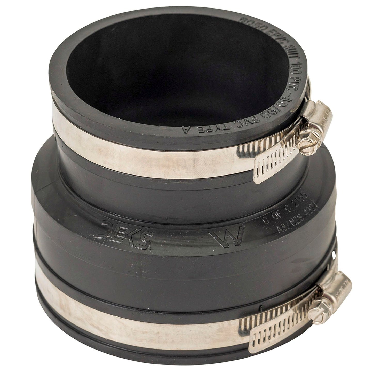Deks Reducing Rubber Joiner - 100mm to 80/90mm