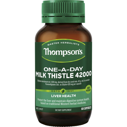 Thompsons One A Day Milk Thistle 42000 Liver Health 60 pack