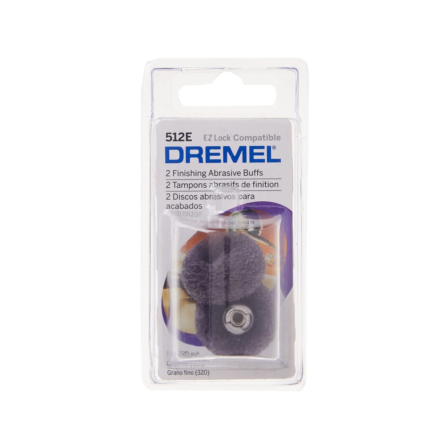 Dremel Finishing Abrasive Buffs - 320 Grit - 2 Pack