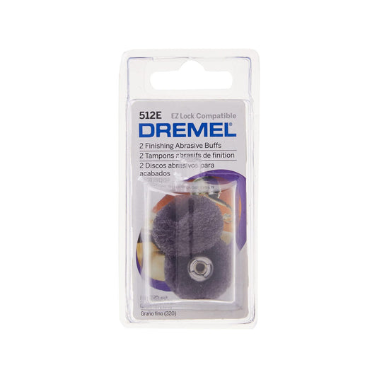 Dremel 320 Grit Finishing Abrasive Buffs 2 Pack