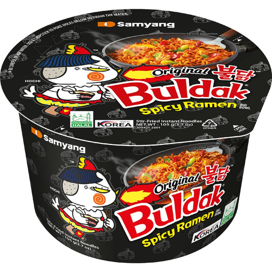 Samyang Buldak Original Spicy Ramen Big Bowl 105g