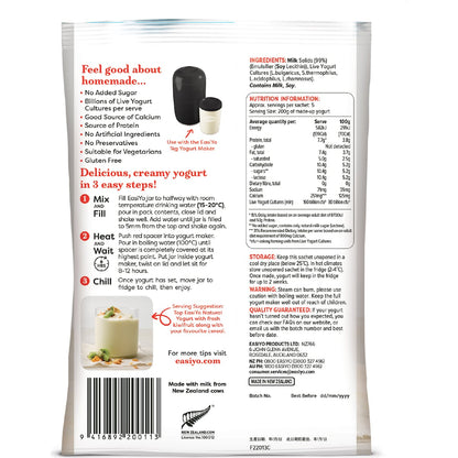 Easiyo Natural Unsweetened Yogurt Base 140g