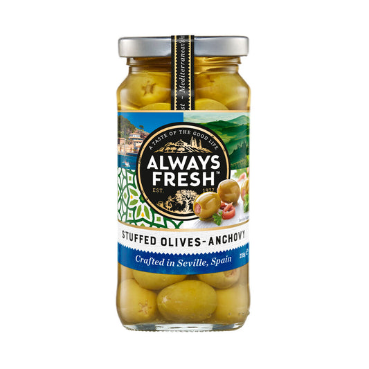 Always Fresh Stuffed Olives Anchovy - 235g