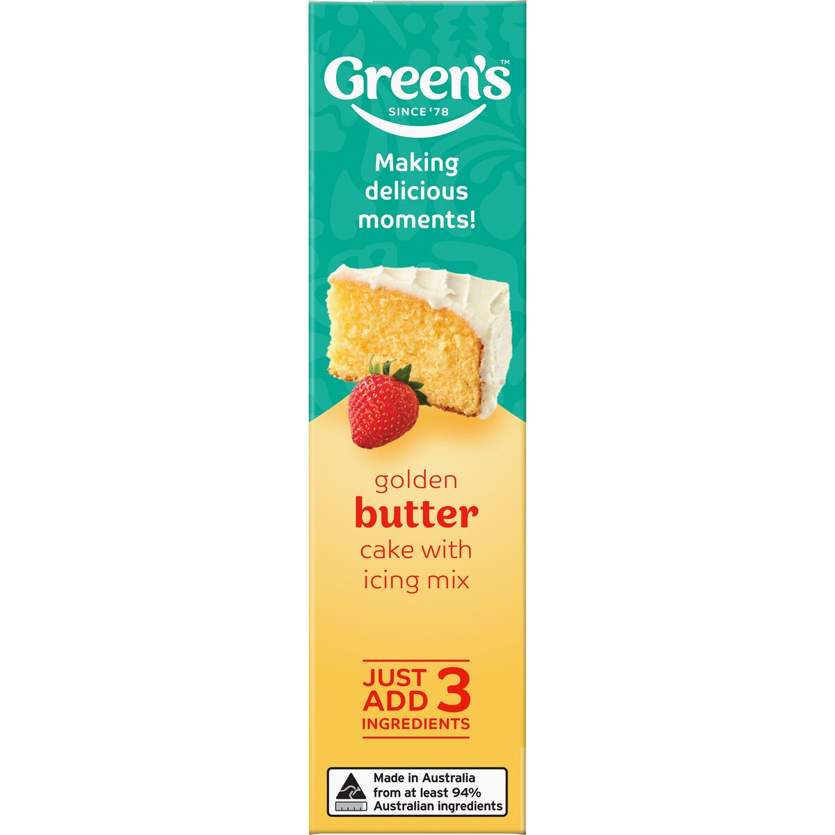 Greens Cake Mix Traditional Golden Butter 440g