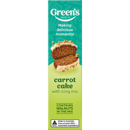 Greens Cake Mix Traditional Carrot 470g