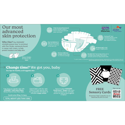 Huggies Skin Protect Nappies Size 2 (4-8kg) 96 Pack