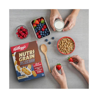 Kellogg's Nutri Grain Vanilla Malt 25% Less Sugar - 450g