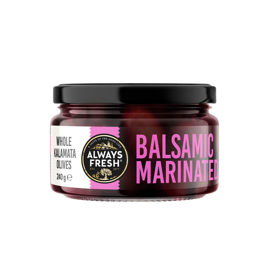Always Fresh Deli Style Whole Balsamic Kalamata Olives - 240g